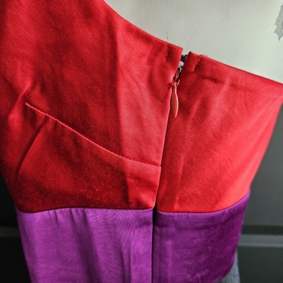 Express Dress Womens Small Black Red Purple Slip Dress Dark Romantic Vamp Y2K - Picture 7 of 12